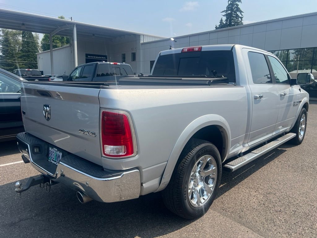 Used 2015 Bright Silver Clearcoat Metallic Ram Laramie image 4