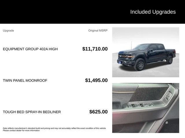 Used 2025 Black Ford Tremor image 5