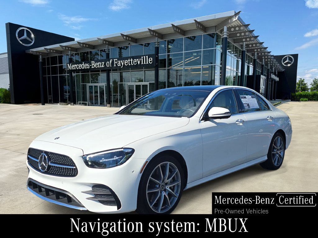 Certified Used 2022 White Mercedes-Benz E 450 image 1