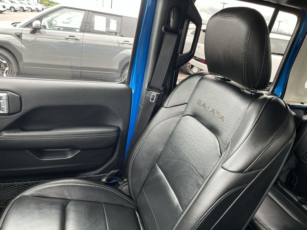 Used 2022 Blue Jeep Unlimited Sahara 4xe image 23