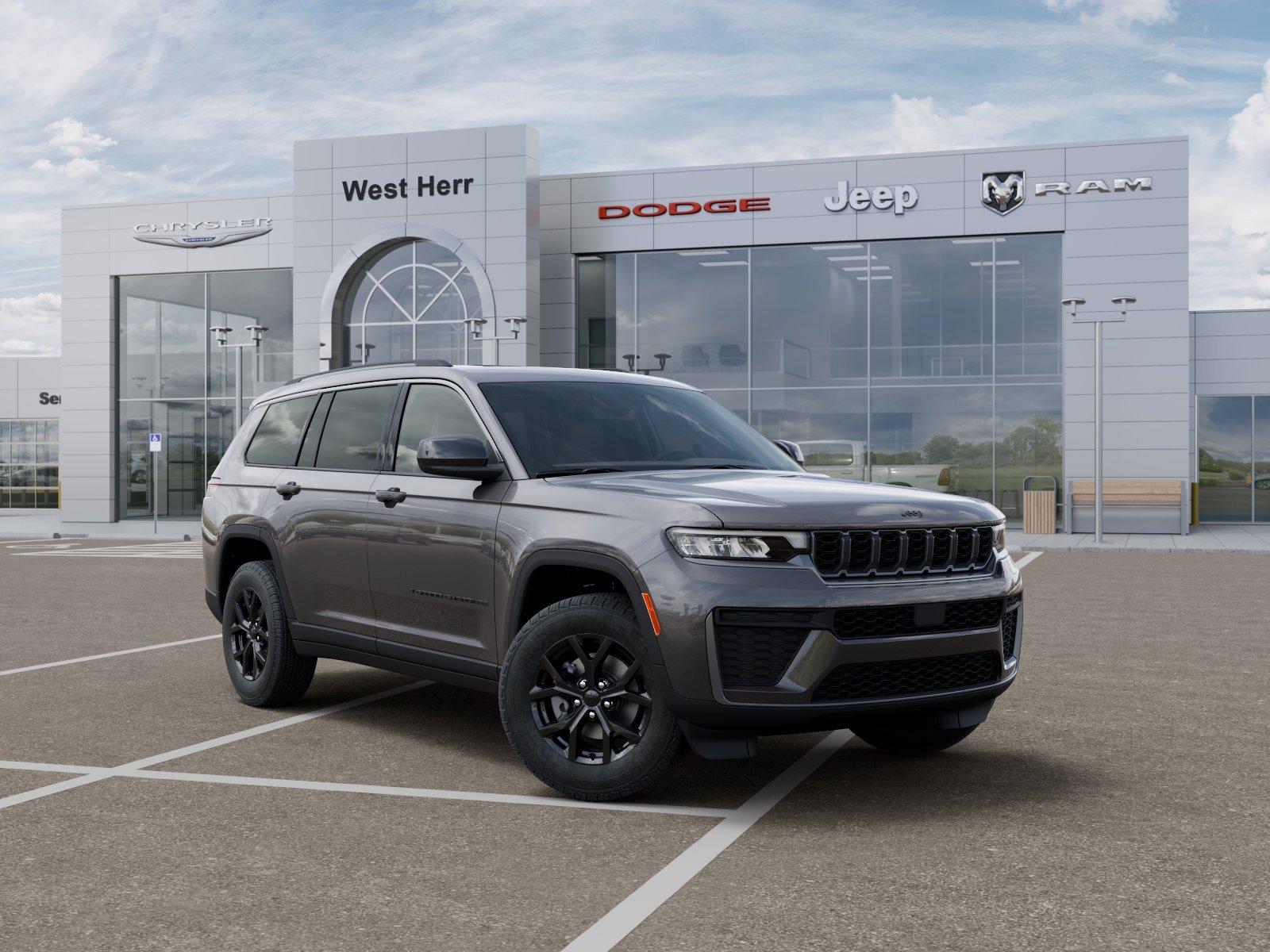 New 2026 Baltic Gray Metallic Clear-Coat Exterior Paint Jeep Laredo image 17
