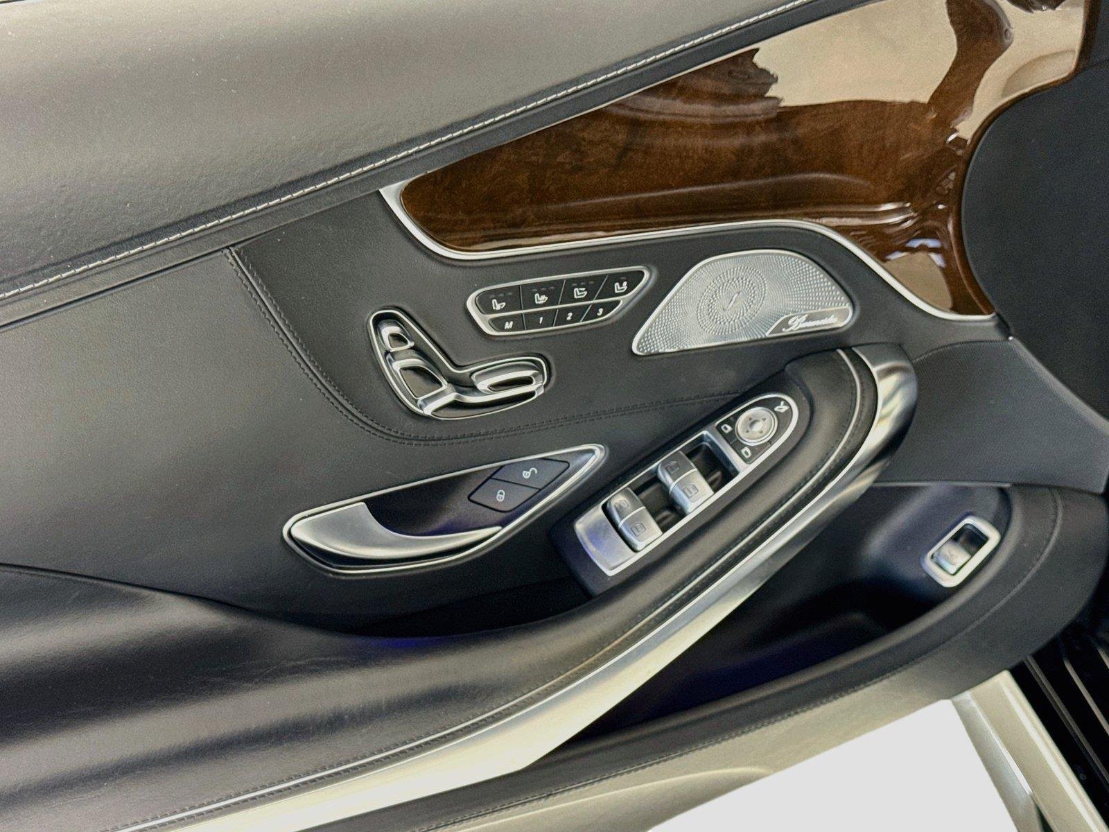 Used 2017 Obsidian Black Metallic Mercedes-Benz AMG® S 63 Conv | $187k MSRP | Designo Leather | Warmth & Comfort image 12