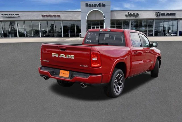 New 2026 Molten Red Pearl-Coat Exterior Paint RAM Laramie image 3