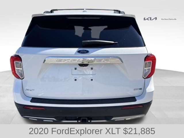Used 2020 White Metallic Ford XLT image 7