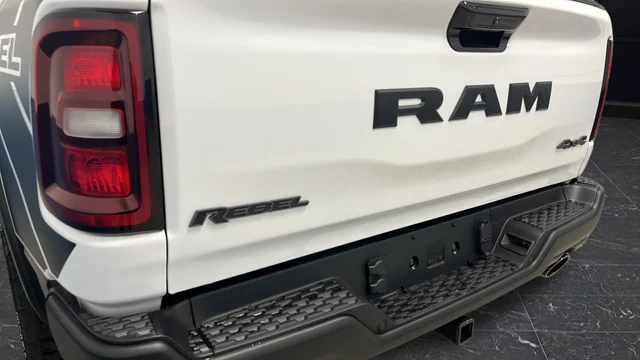New 2026 Bright White Clear-Coat Exterior Paint RAM Rebel image 43