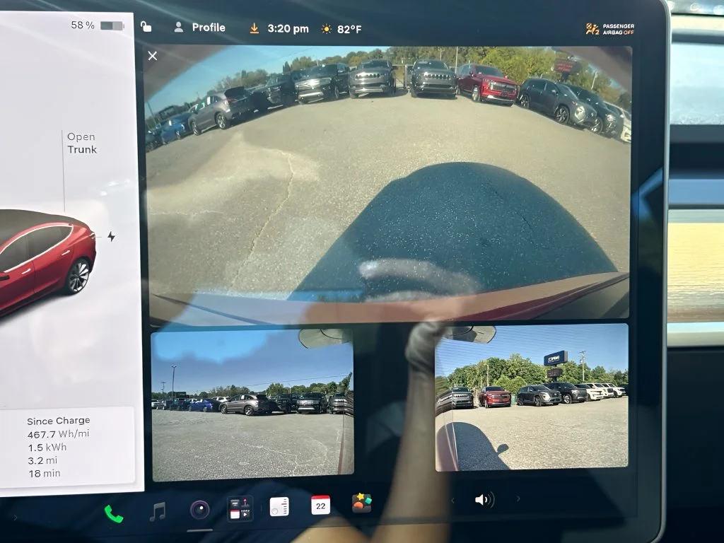 Used 2020 Red Tesla Performance image 19