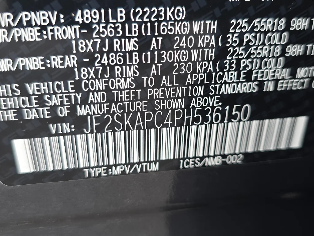 Certified Used 2023 Magnetite Gray Metallic Subaru Limited image 36