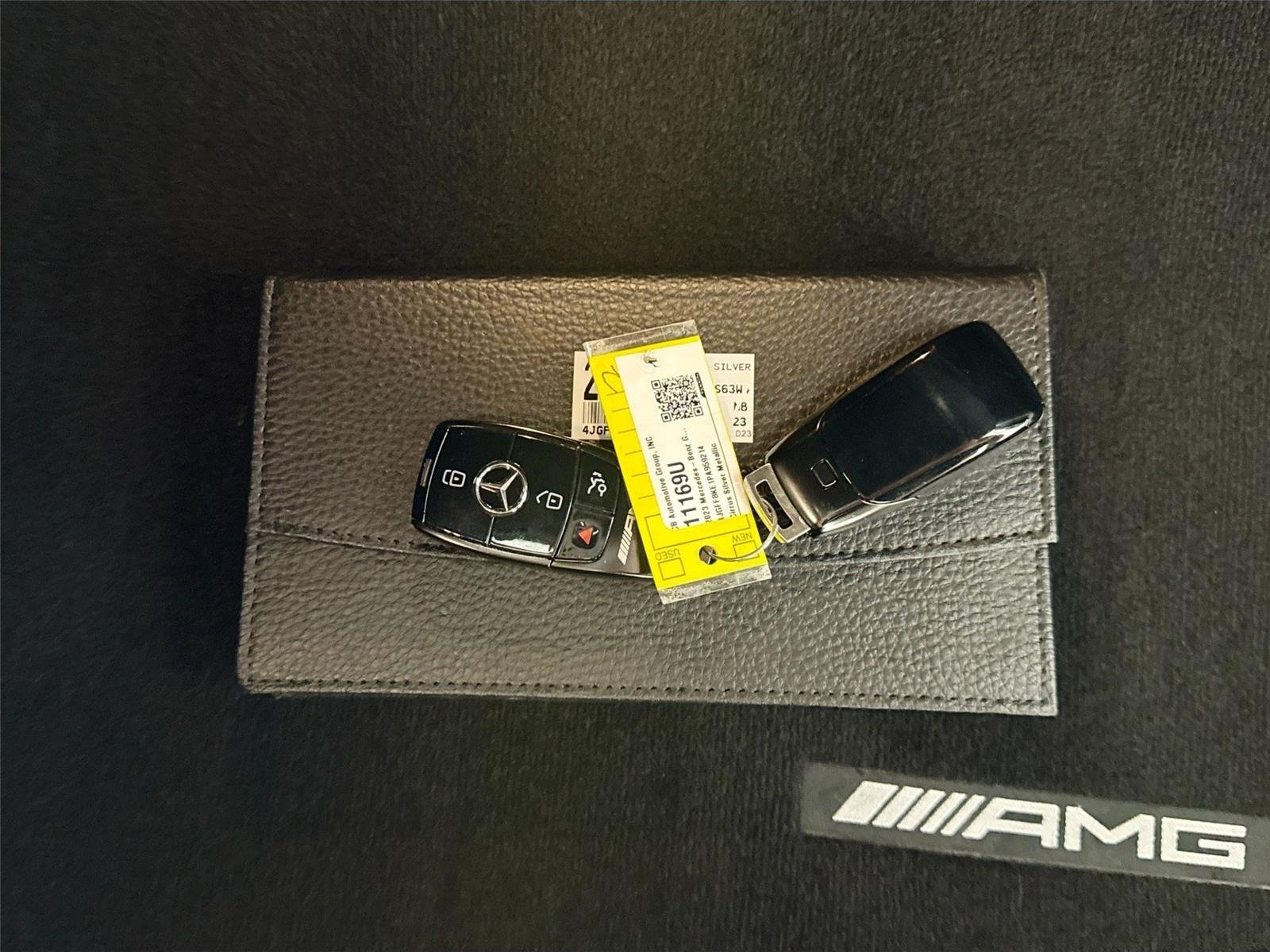 Used 2023 Cirrus Silver Metallic Mercedes-Benz AMG® GLS 63 | AMG® Performance Steering Wheel | Heated/Cooled Seats image 53