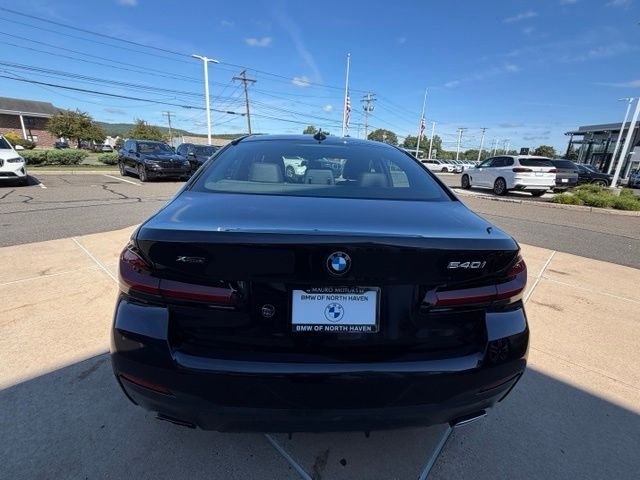 Certified Used 2023 Black BMW 540i xDrive image 6