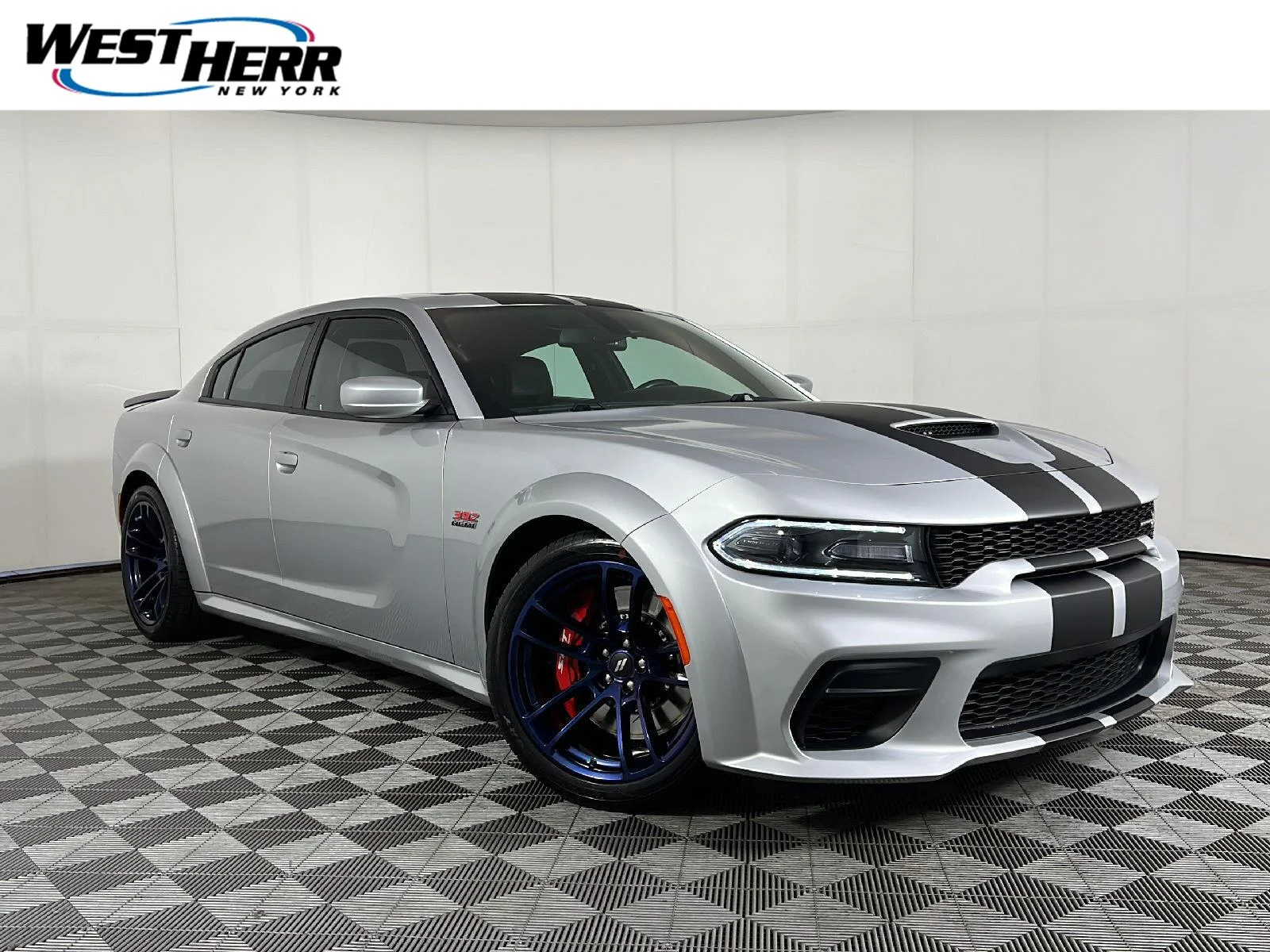 Used 2021 Triple Nickel Clearcoat Dodge Scat Pack Widebody image 1