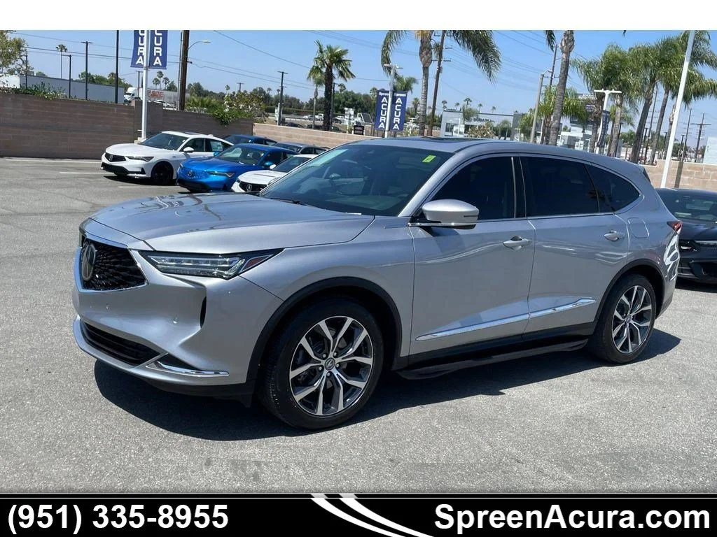 Used 2023 Lunar Silver Metallic Acura TECH image 56