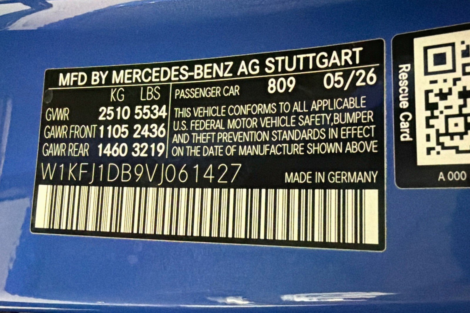 New 2027 Sky Blue Metallic Mercedes-Benz CLA 250+ Electric RWD image 23
