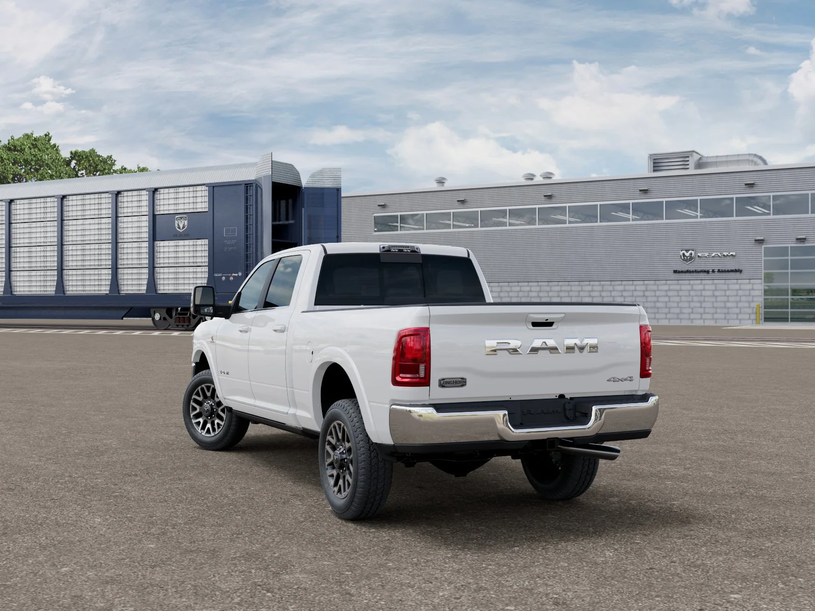 New 2027 Bright White Clearcoat RAM Limited Longhorn image 3