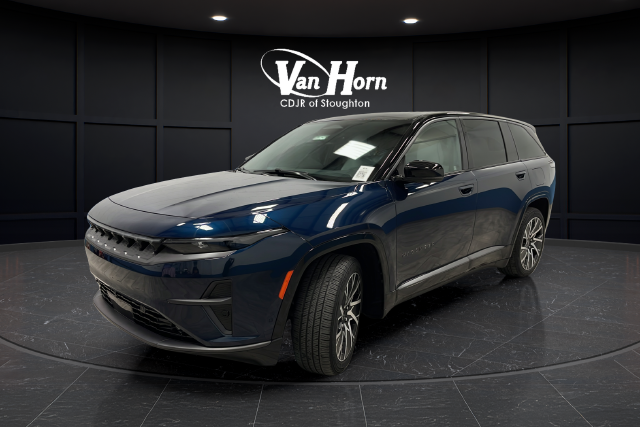 Used 2025 Fathom Blue Pearlcoat Jeep Limited image 3