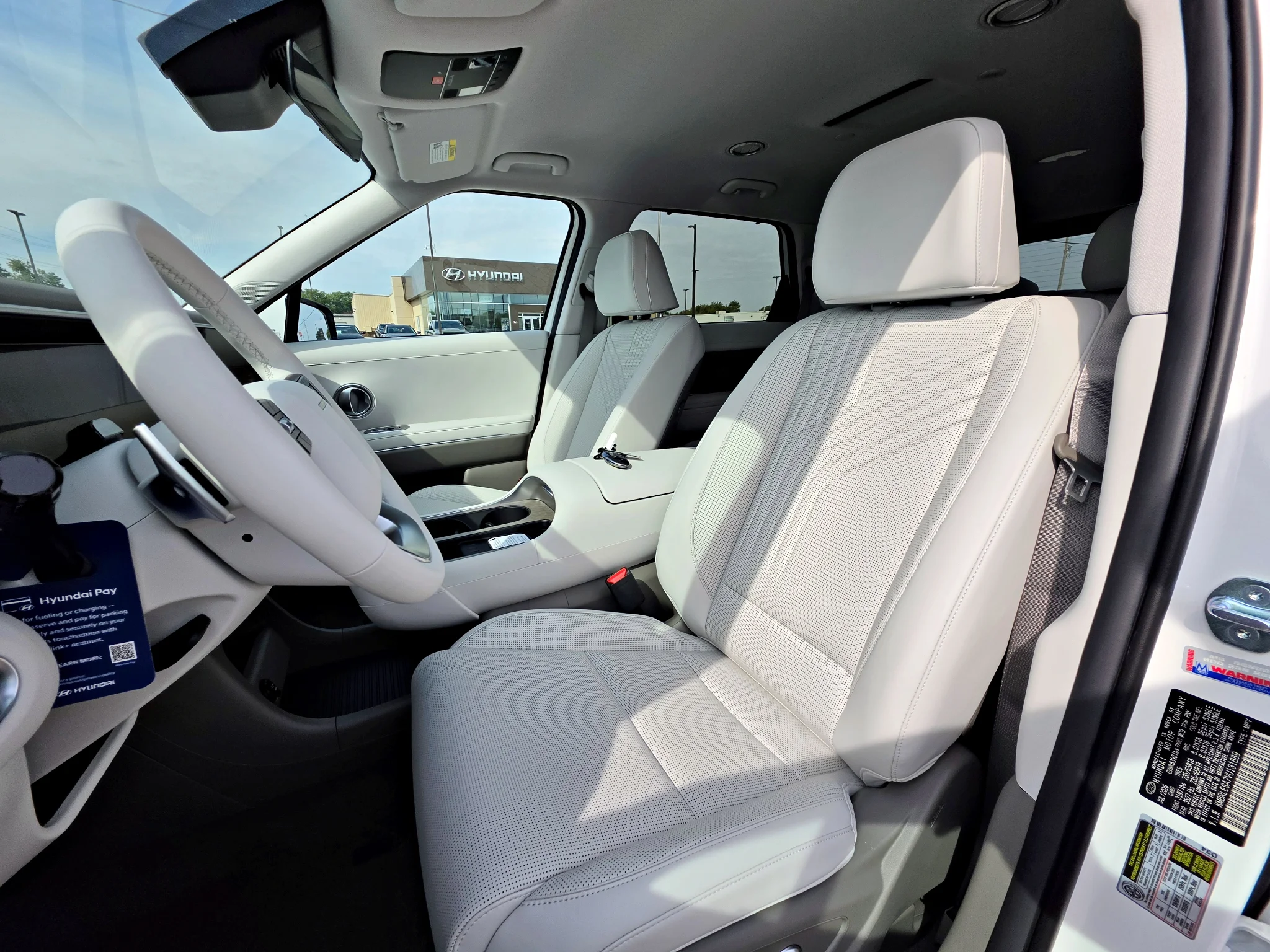 New 2027 Creamy White Pearl Hyundai SEL 7P image 23