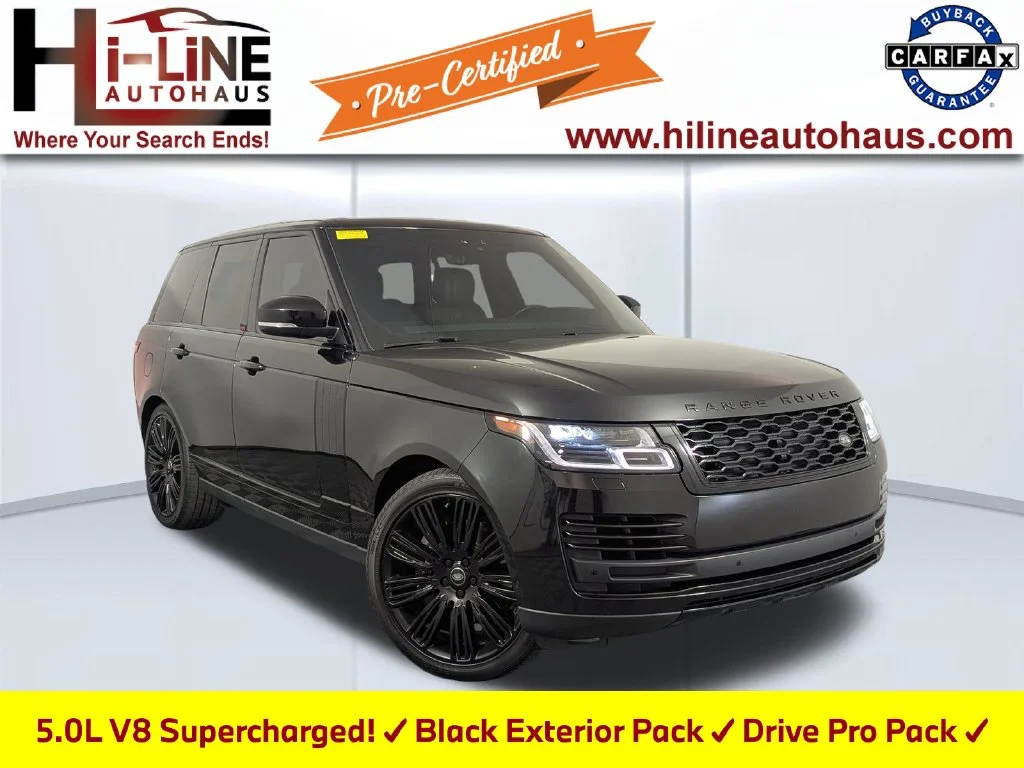 Certified Used 2019 Black Land Rover 5.0L V8 Supercharged image 1