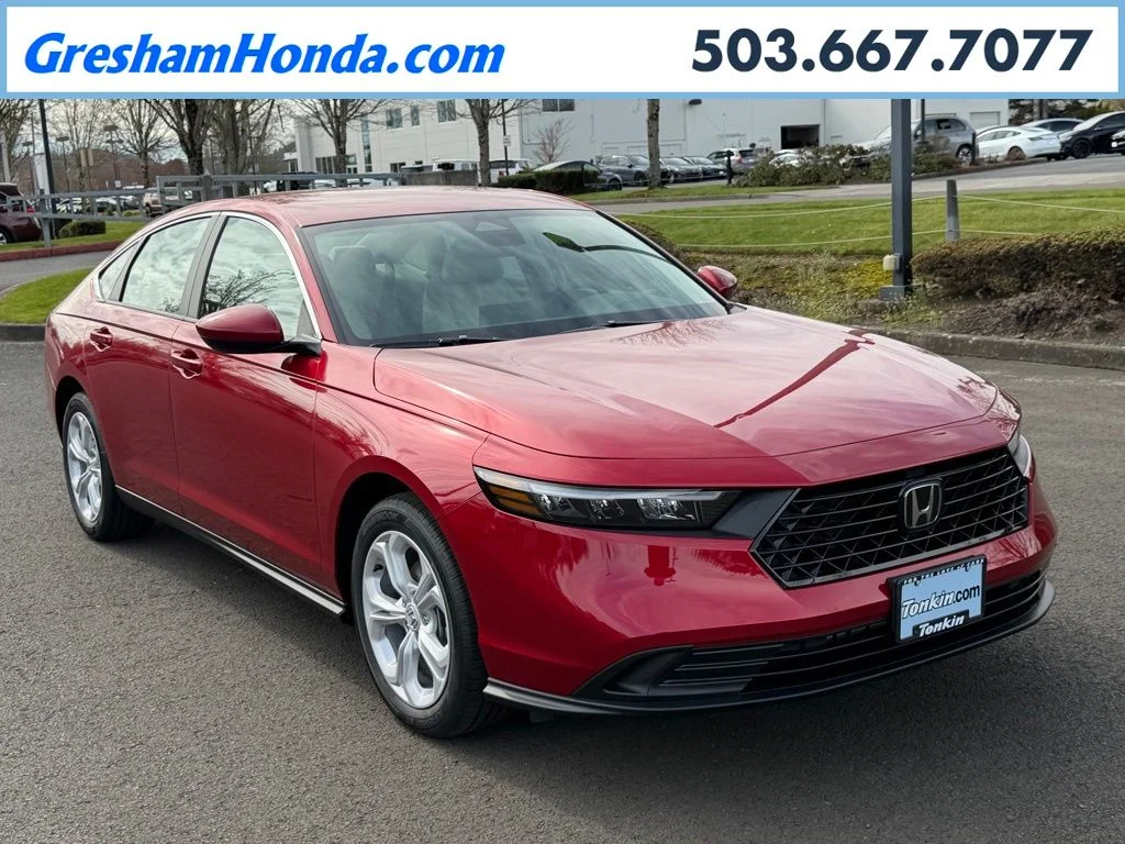 New 2026 Radiant Red Metallic Honda LX image 1