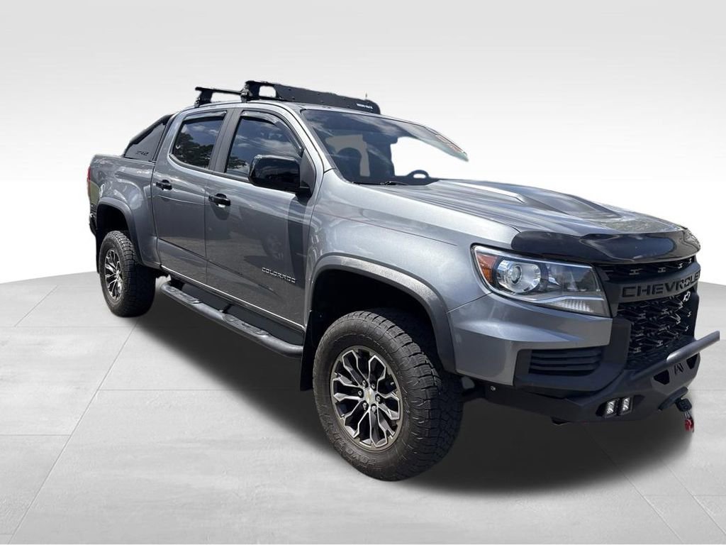 Used 2021 SATIN STEEL METALLIC Chevrolet 4WD ZR2 image 7