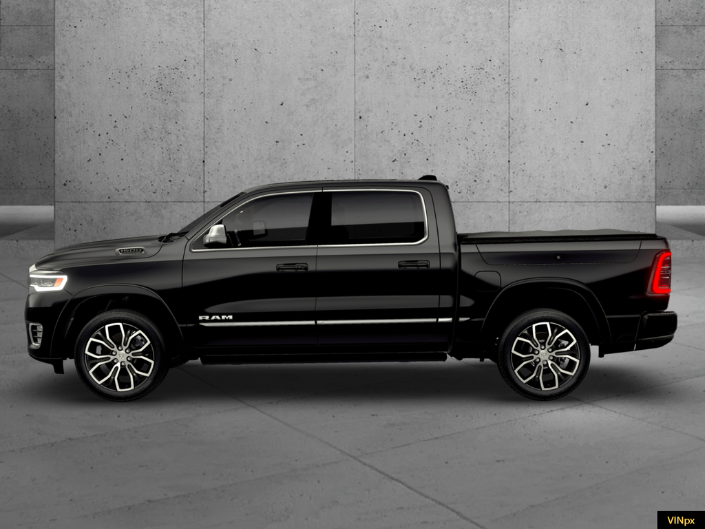 New 2026 Diamond Black Crystal Pearl-Coat Exterior Paint RAM Tungsten image 2