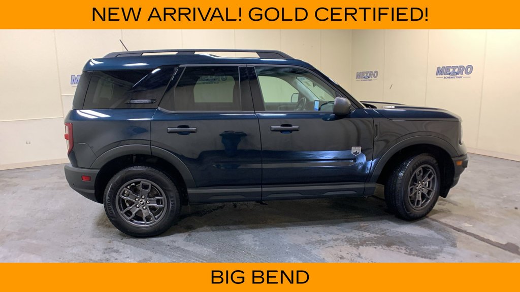 Certified 2021 Ford Bronco Sport Big Bend with VIN 3FMCR9B67MRB32053 for sale in Schenectady, NY