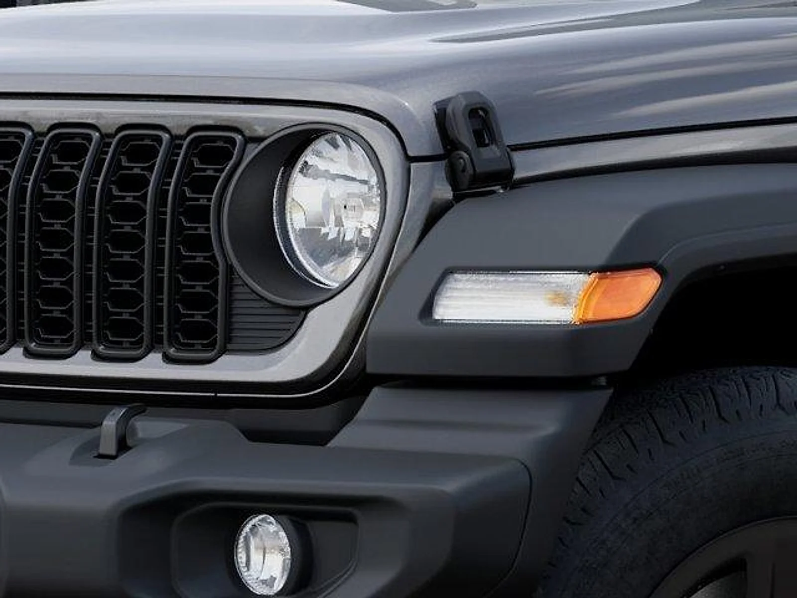 New 2026 Granite Crystal Metallic Clear-Coat Exterior Paint Jeep 4-Door Sport image 10