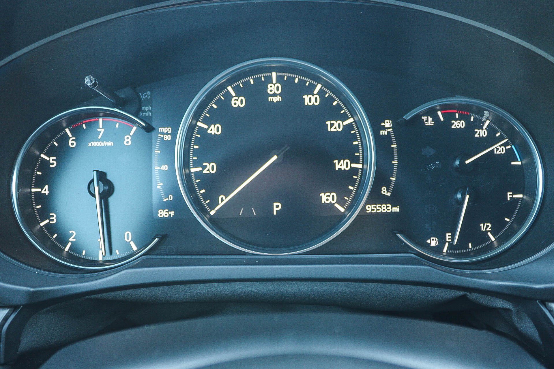 Used 2021 Deep Crystal Blue Mica Mazda Grand Touring image 23