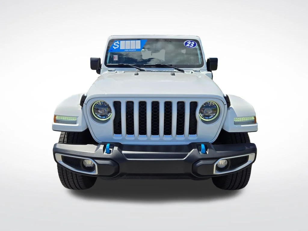 Used 2023 White Jeep Sahara 4xe image 8