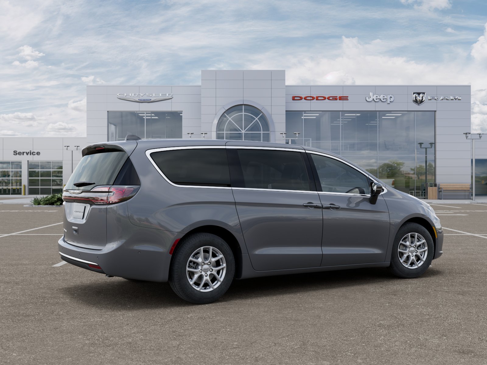 New 2025 Ceramic Gray Clear-Coat Exterior Paint Chrysler Select image 35