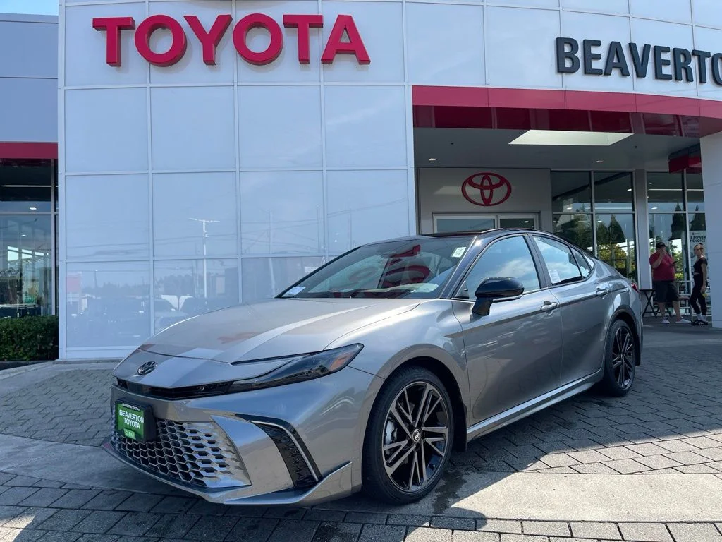New 2026 Heavy Metal with Midnight Black Metallic roof Toyota XSE image 1
