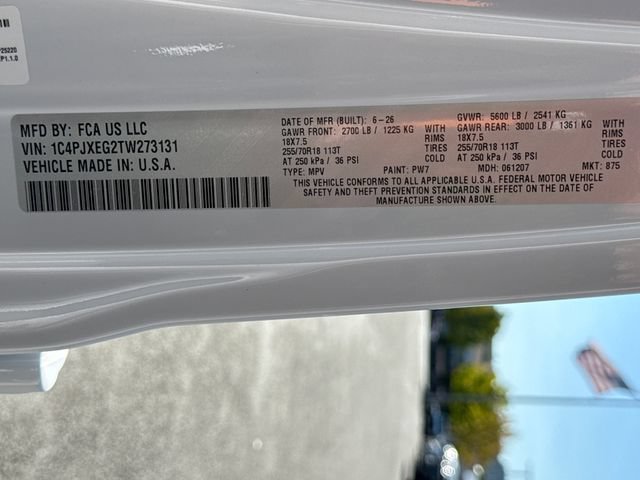 New 2026 Bright White Clear-Coat Exterior Paint Jeep Sahara image 17