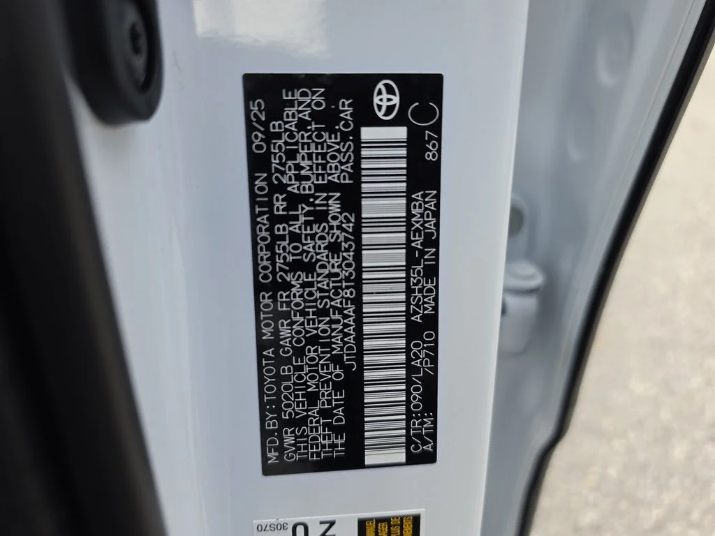 Certified Used 2026 White Toyota XLE image 34