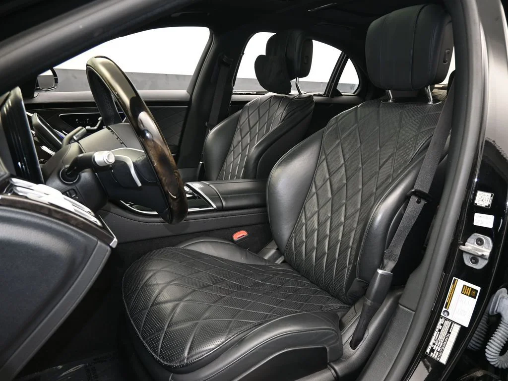 Used 2021 Obsidian Black/designo Diamon White Mercedes-Benz S 580 image 9