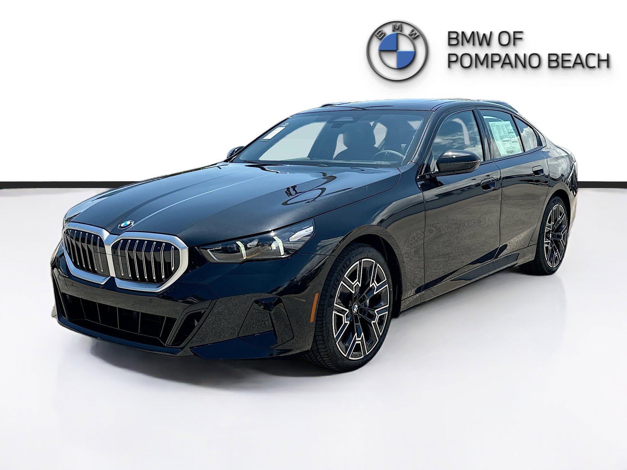 New 2027 Black Sapphire Metallic BMW 530i image 3