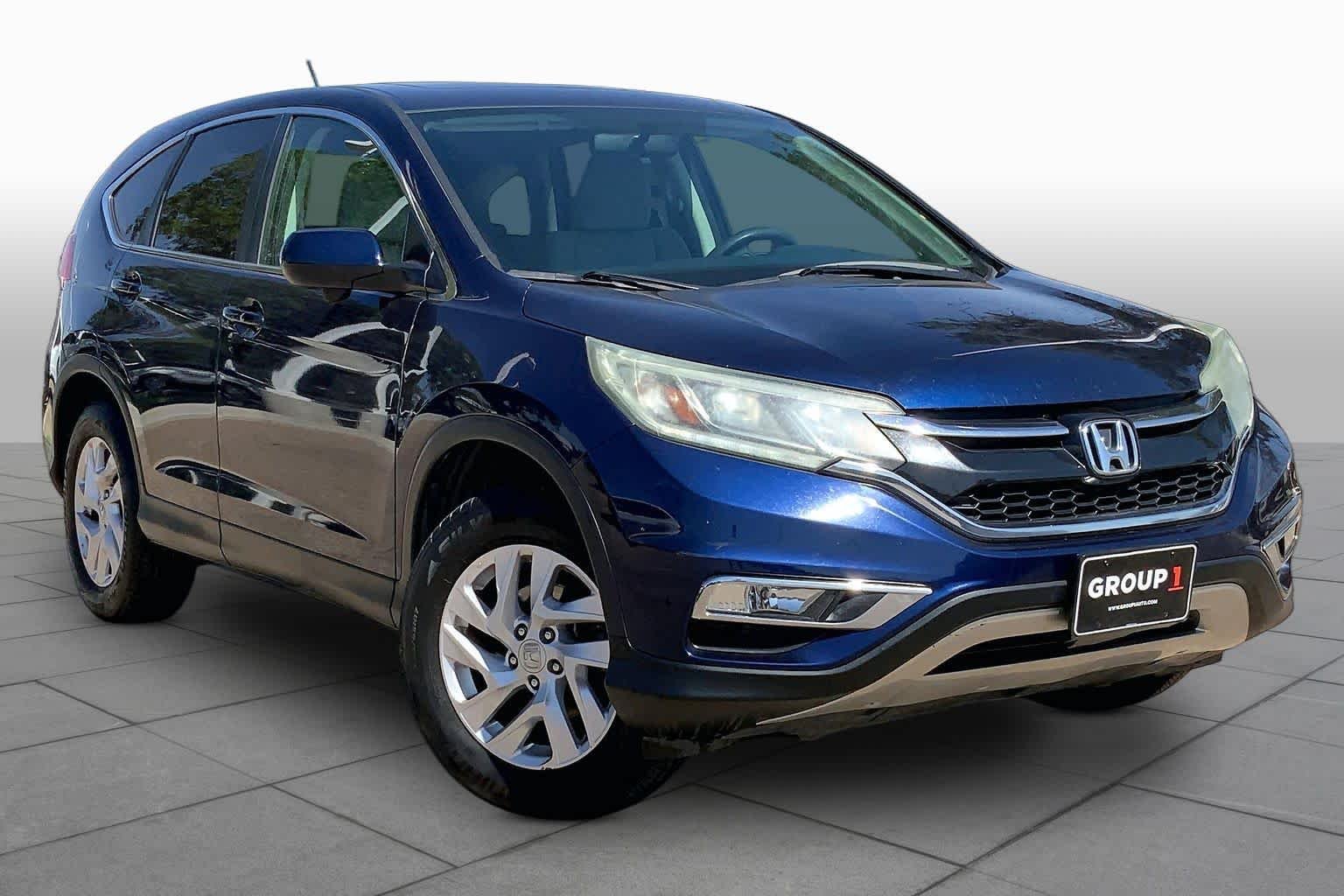Used 2015 Obsidian Blue Pearl Honda EX image 3