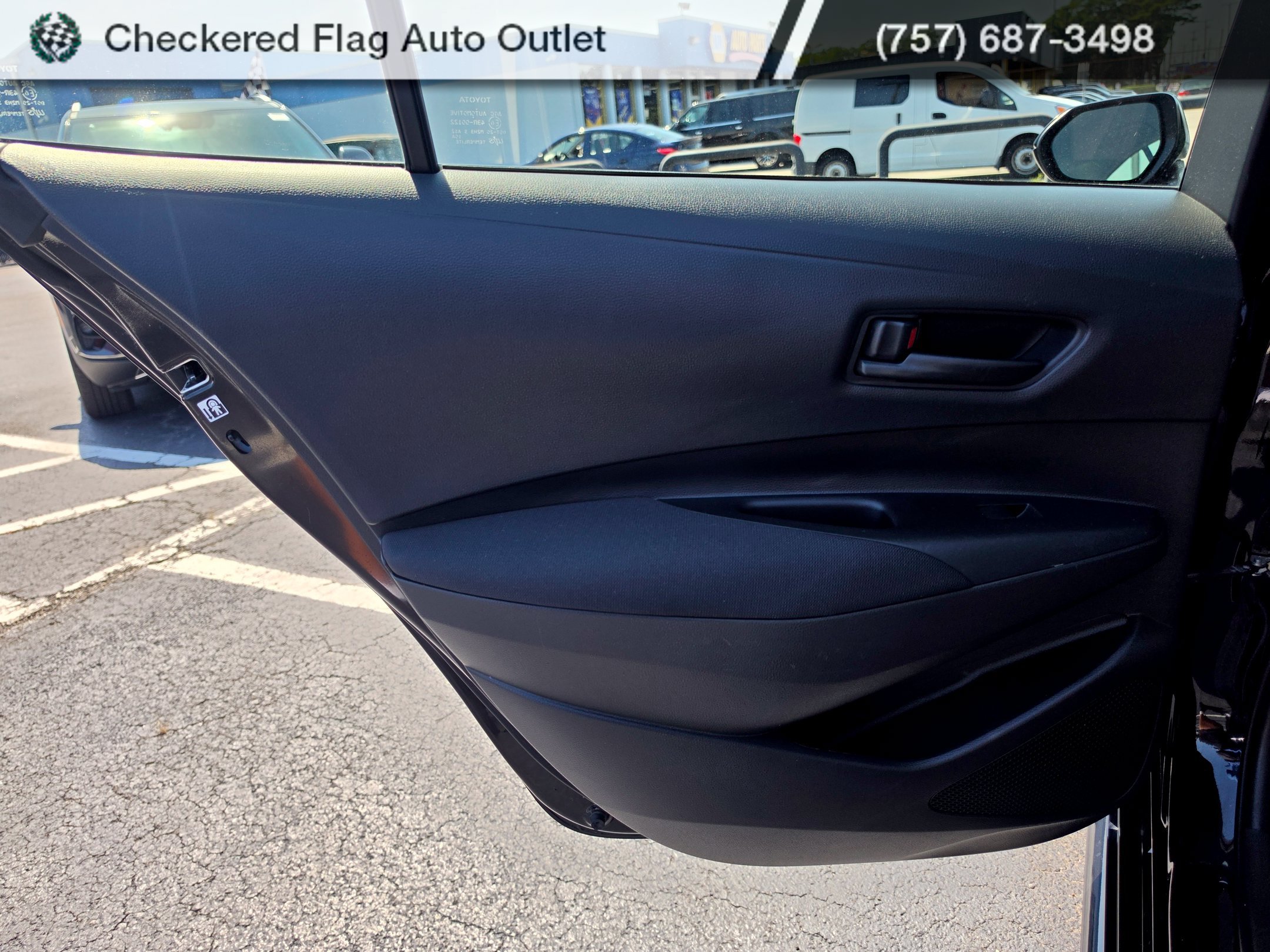 Used 2023 Midnight Black Metallic Toyota LE image 28