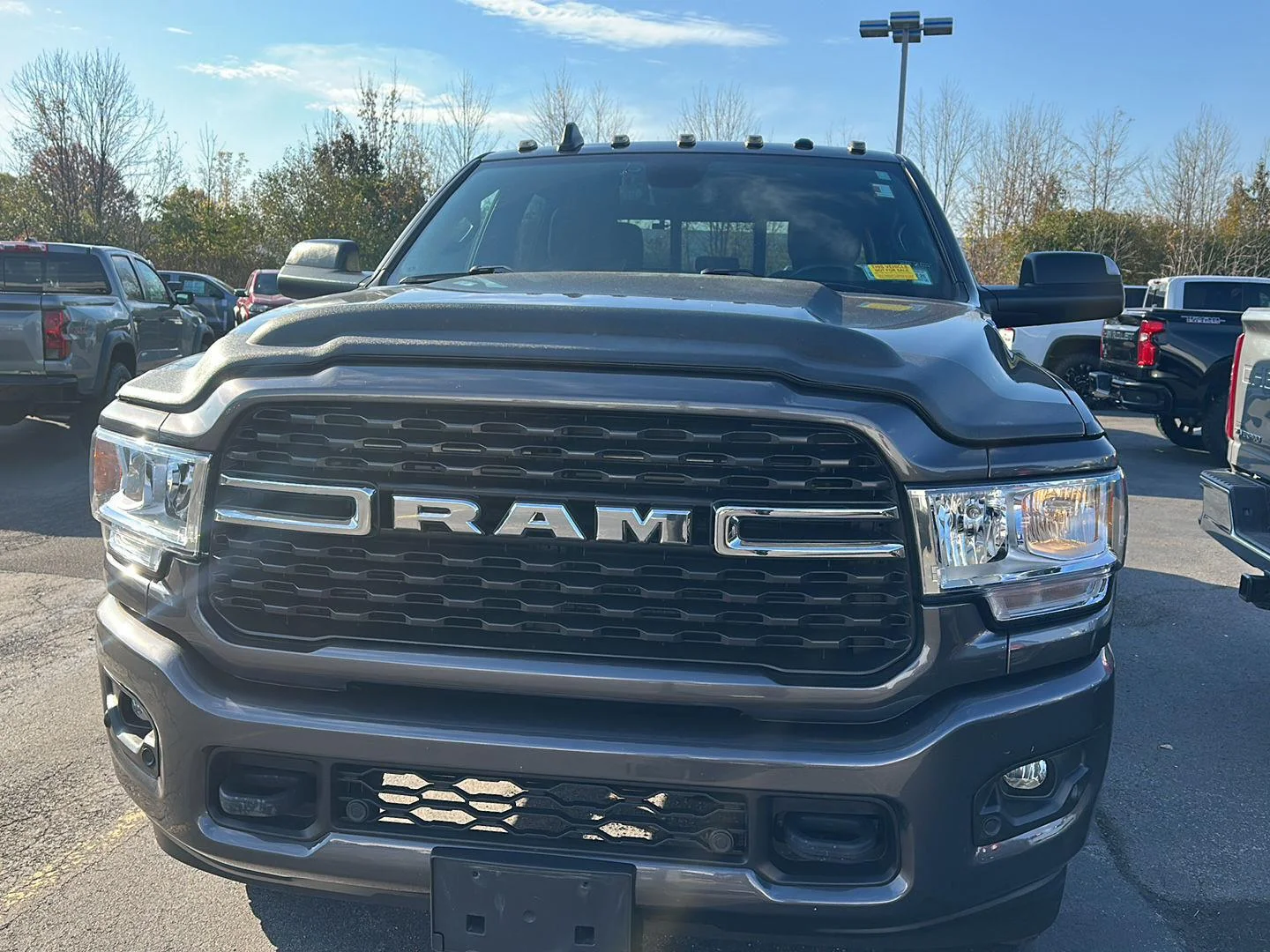 Used 2022 Granite Crystal Metallic Clearcoat Ram Big Horn image 6