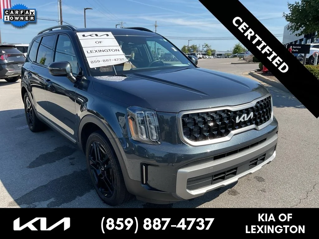Used 2023 Gravity Gray Kia EX X-Line image 1