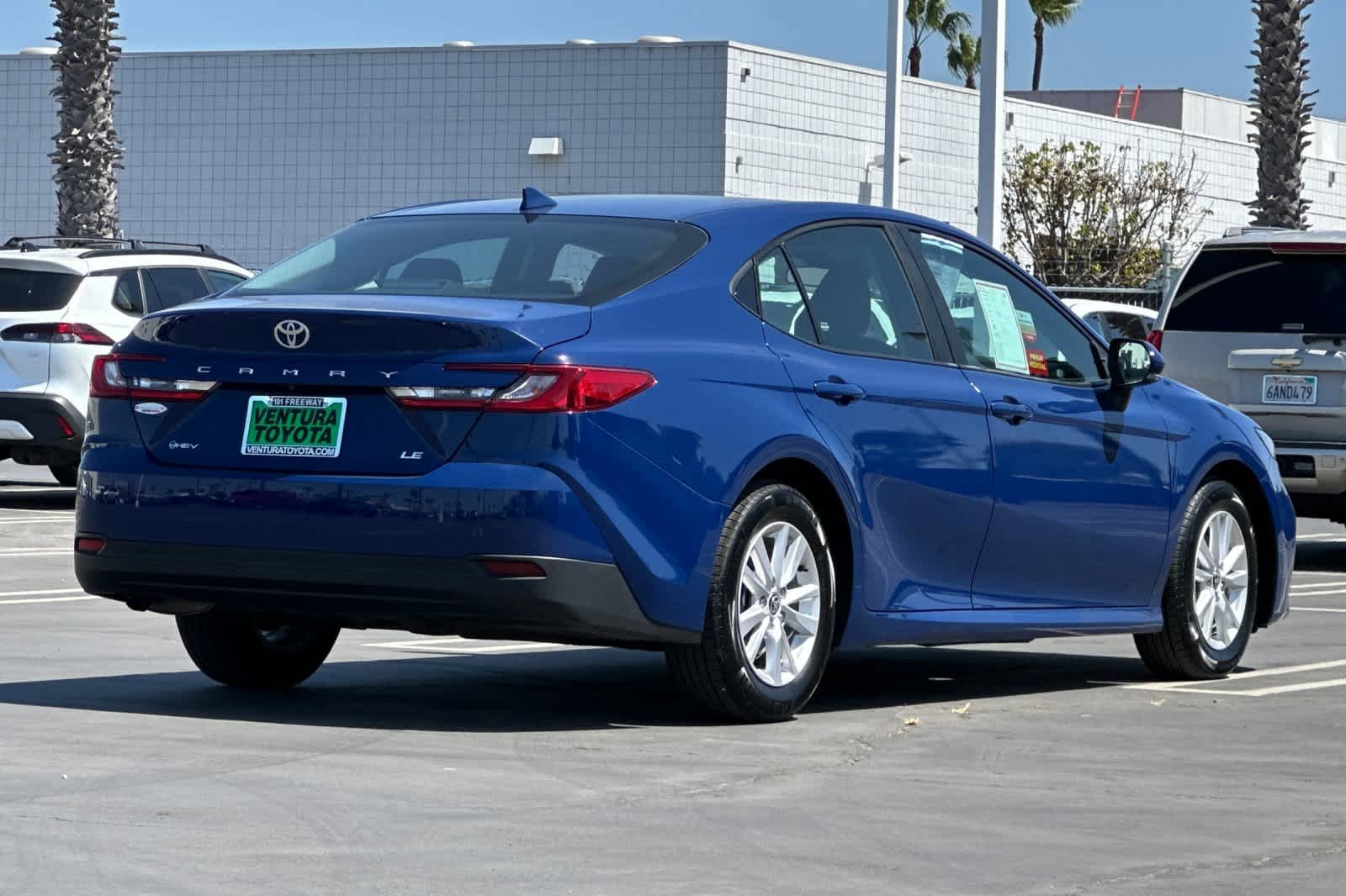 Certified Used 2025 Reservoir Blue Toyota LE image 4