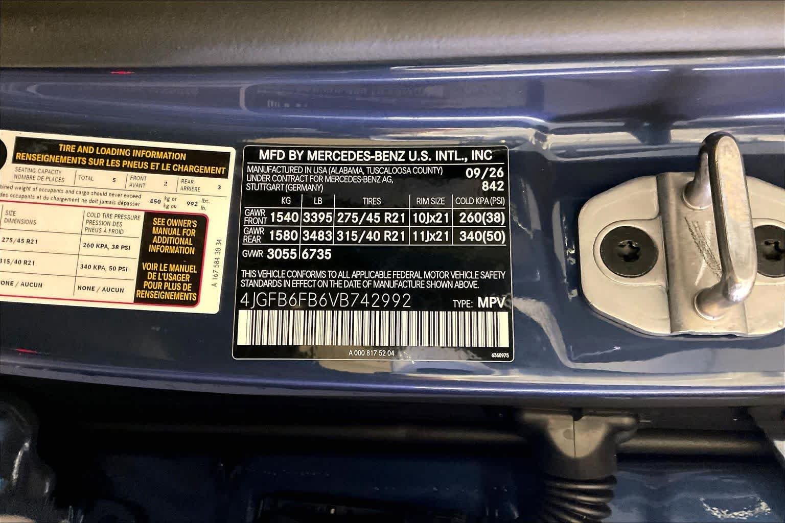 New 2027 Twilight Blue Metallic Mercedes-Benz GLE 450 image 12