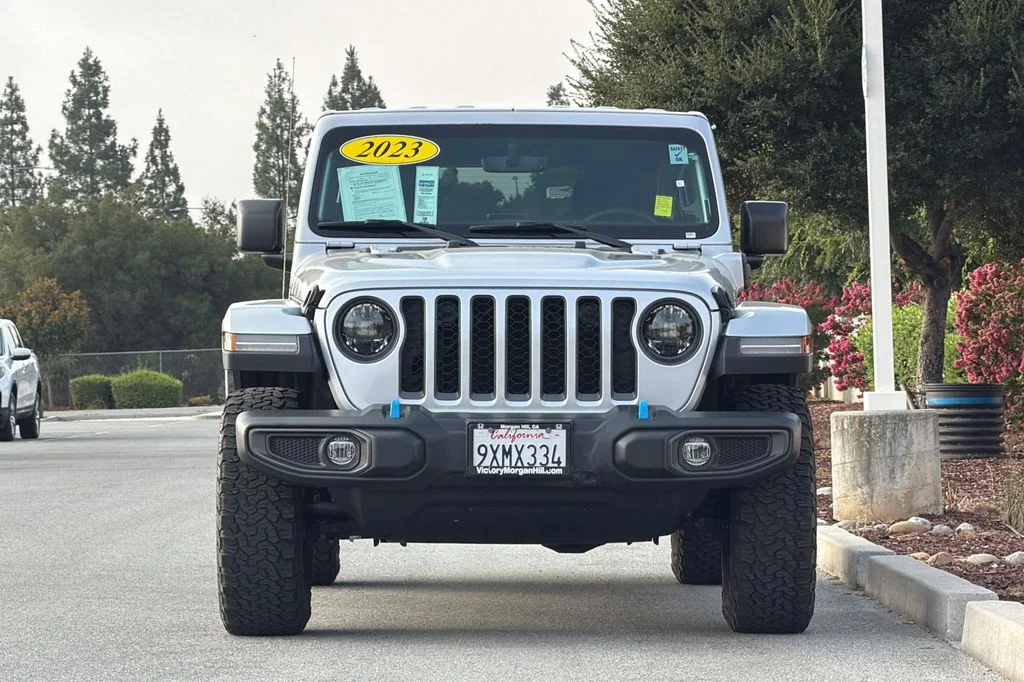 Used 2023 Silver Jeep Rubicon 4xe image 9