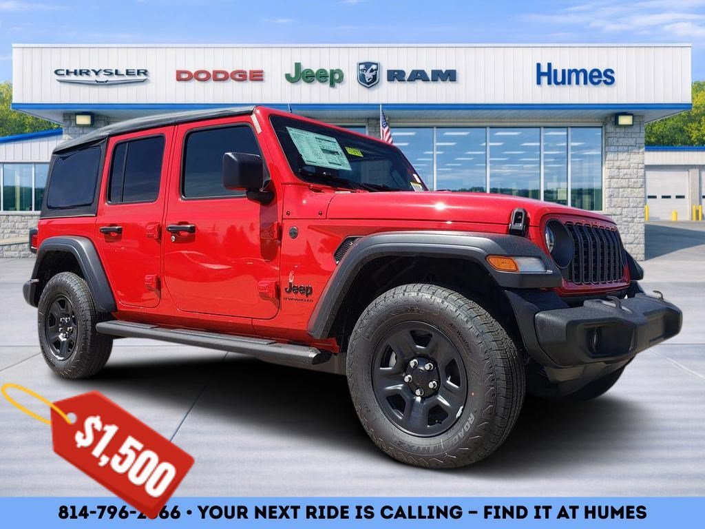 New 2026 Firecracker Red Clear-Coat Exterior Paint Jeep Sport image 1