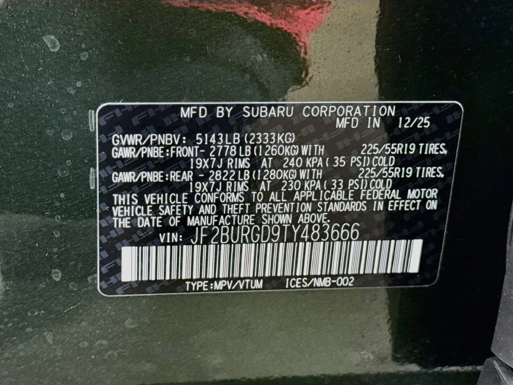 Certified Used 2026 Green Subaru Limited XT image 43
