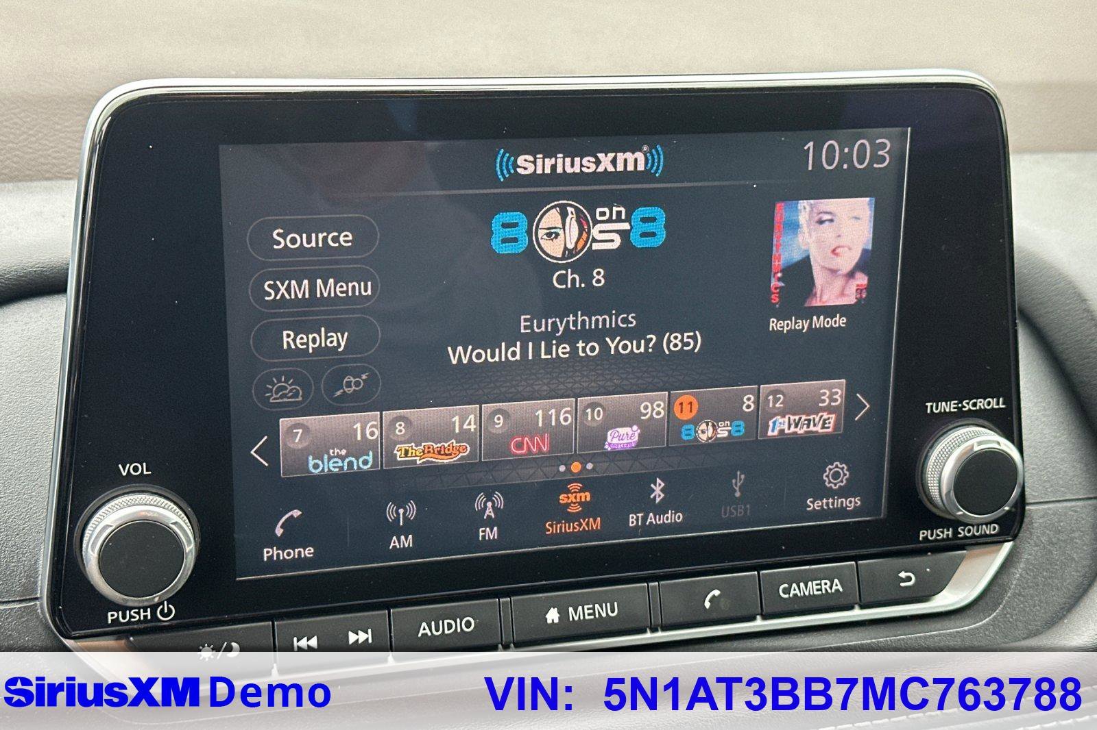 Used 2021 Gun Metallic Nissan SV image 28