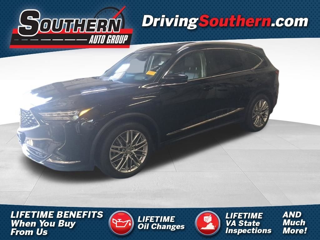 Used 2023 Black Acura Advance image 1