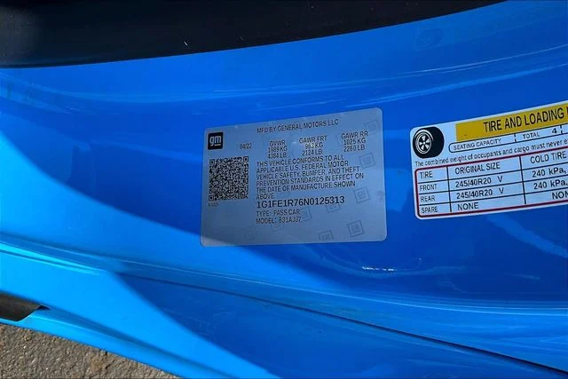 Used 2022 Blue Chevrolet LT1 image 17