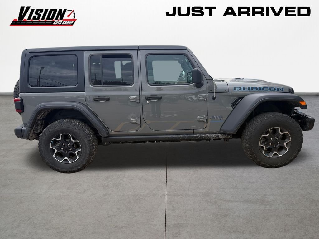 Used 2023 Gray Jeep Rubicon 4xe image 4