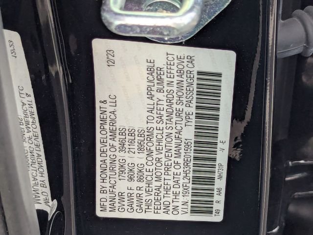 Certified Used 2024 Crystal Black Pearl Honda LX image 32