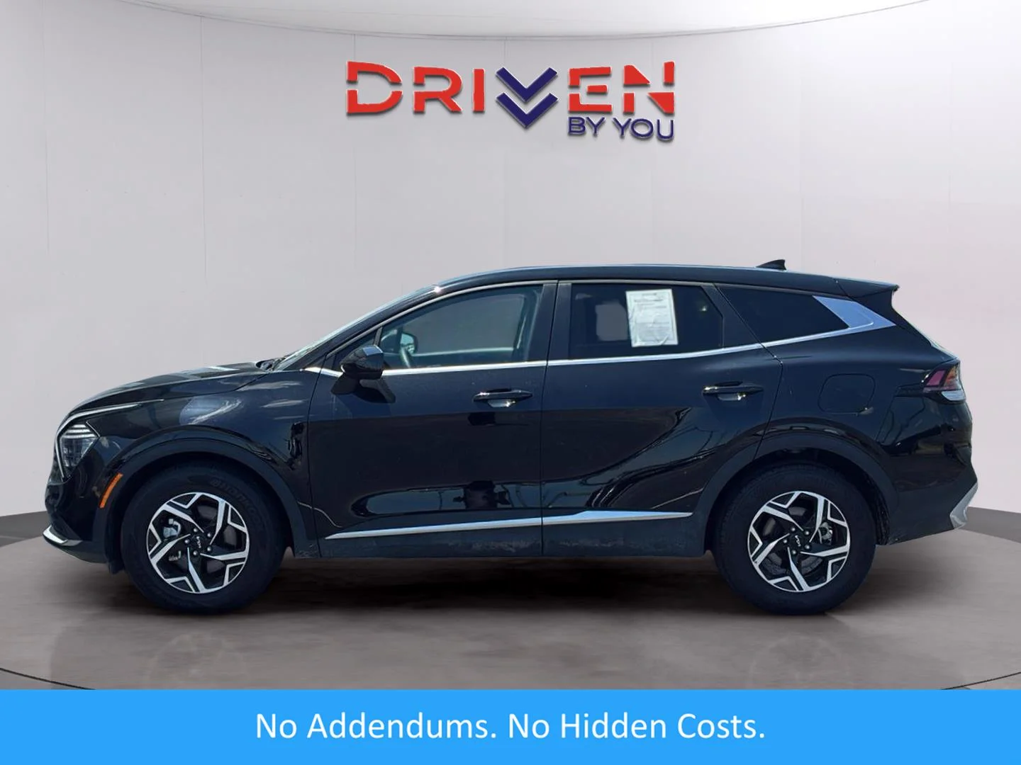 Used 2025 Ebony Black Kia LX image 1