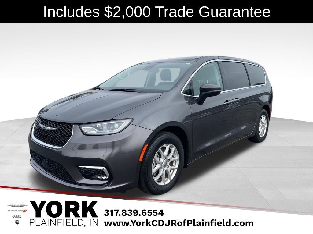 Gray 2023 Chrysler Pacifica Touring L FWD Minivan Front-Wheel Drive 9-Speed Automatic