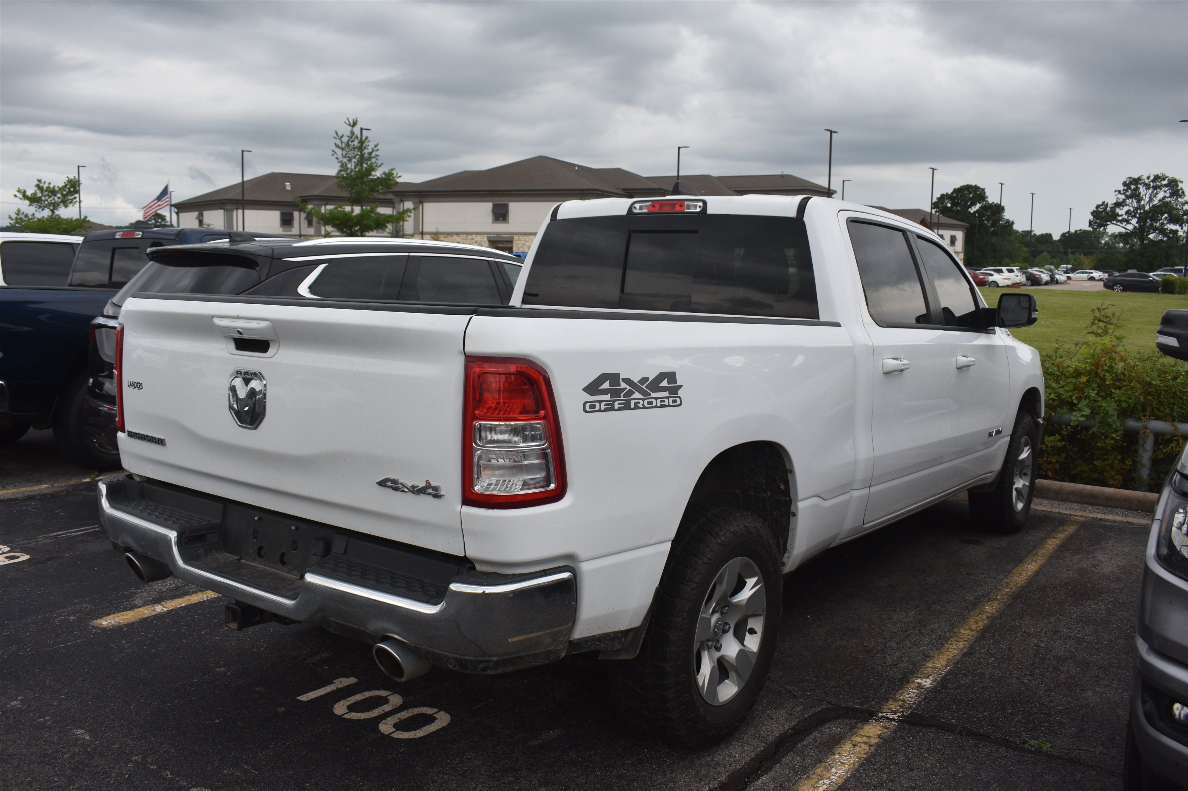 Used 2022 Bright White Clearcoat Ram Big Horn image 3